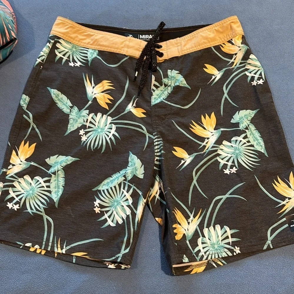 5 Rip Curl men’s board shorts.